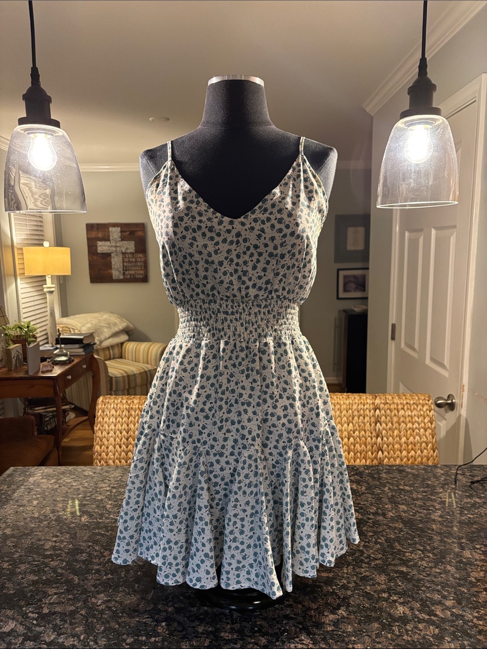 Vestique Dress with Floral Print